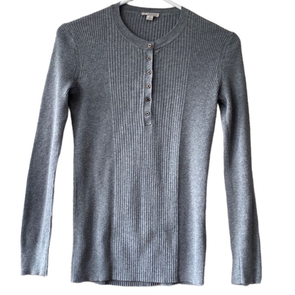 Gap Ribbed Long Sleeve Top